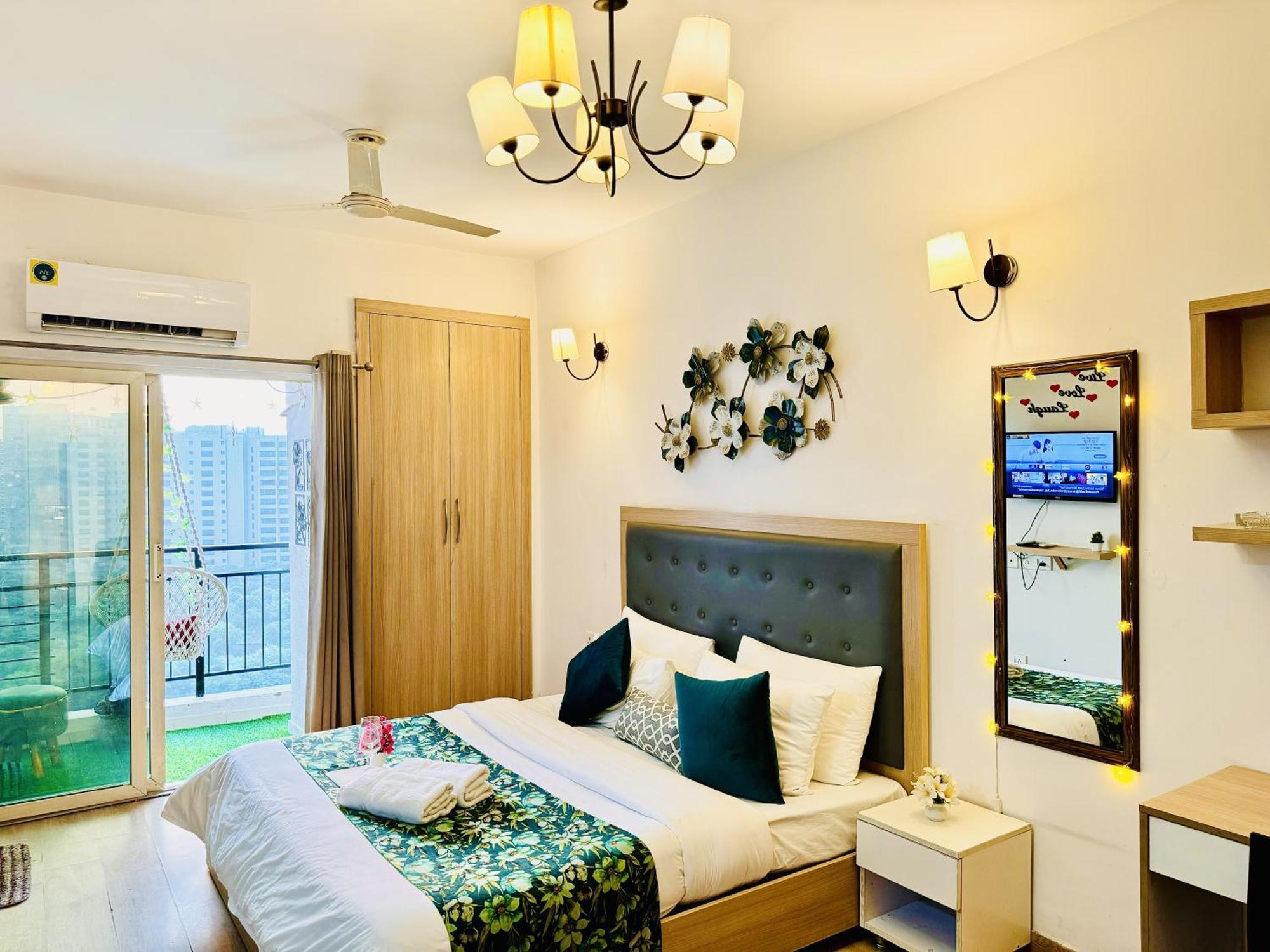 Balcony Escape Stay By Buddies Home Noida Exteriör bild